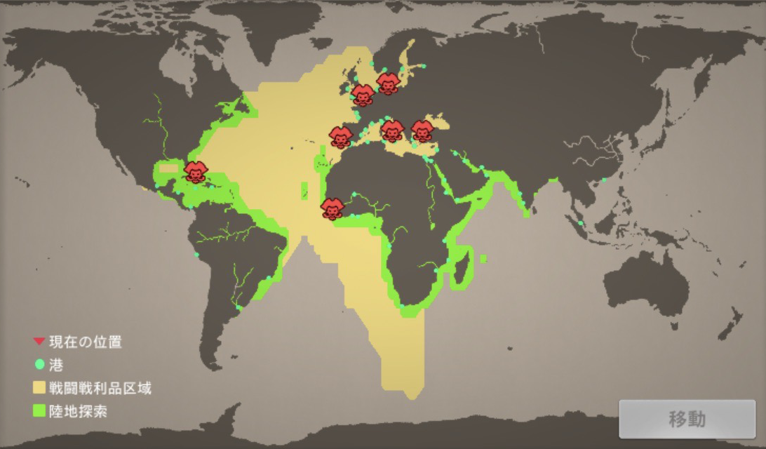 ハンノキのマスト地図