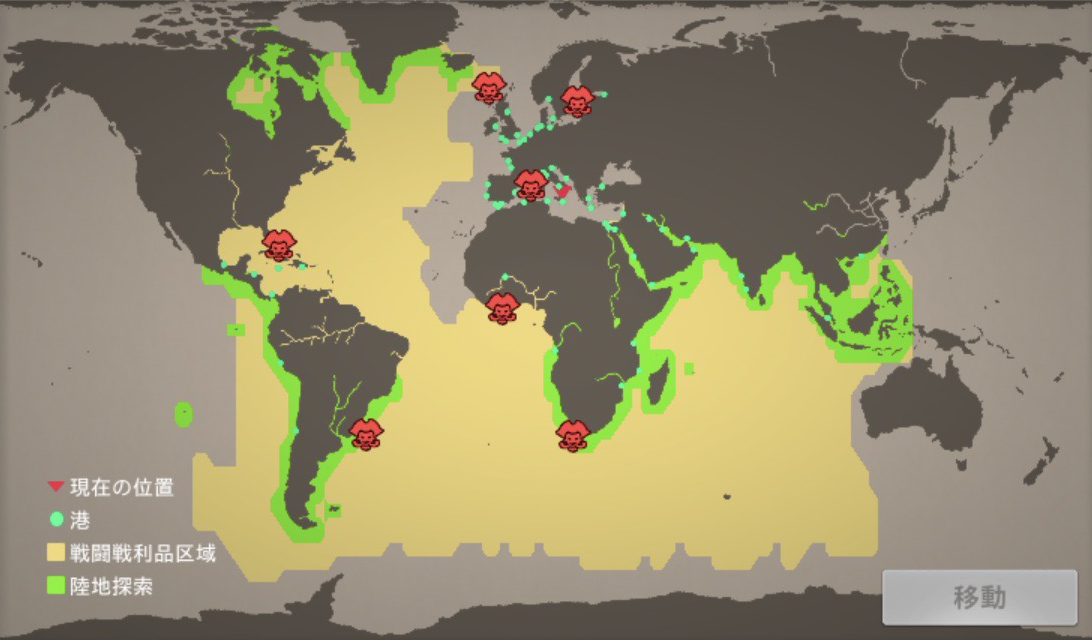 シナブナのマスト地図