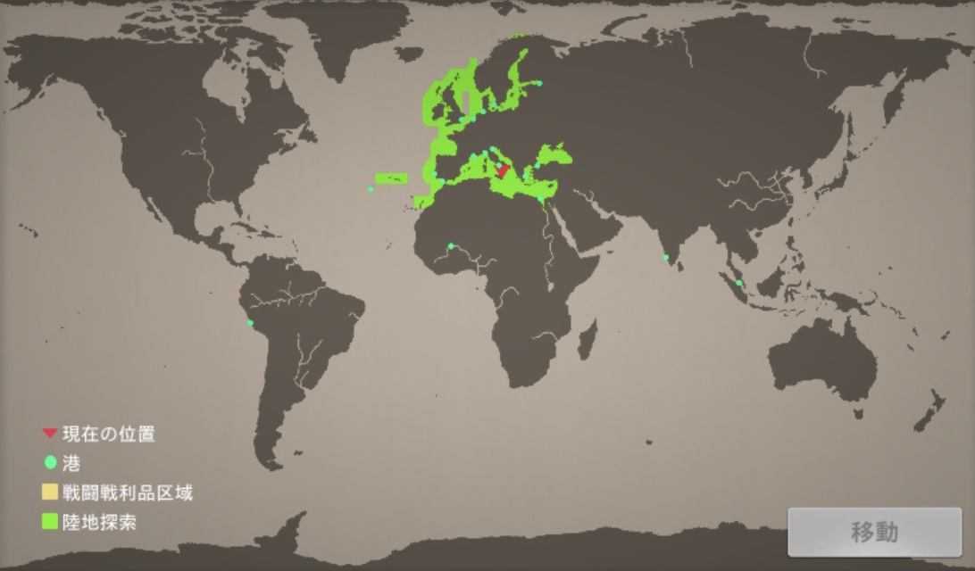小型竜骨の地図